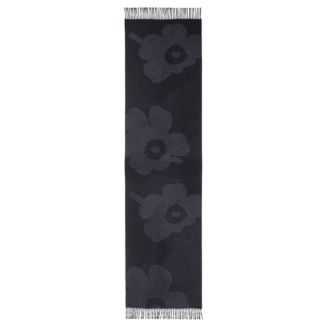 希少◾️marimekko ウニッコ柄 大判ストール ショール マリメッコ ウール Fiore Unikko ストール | Maija Isola | Marimekko (マリメッコ