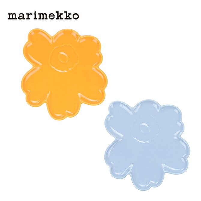 マリメッコ marimekko ウニッコ プレート 20cm （2デザイン） 074190 74190 075036 75036 Unikko Plate トレイ 食器 お皿 取り皿 花形 花型 うにっこ 人気 おしゃれ かわいい シンプル 北欧 プレゼント キッチン雑貨 ギフト対応 【送料無料（一部地域を除く）】