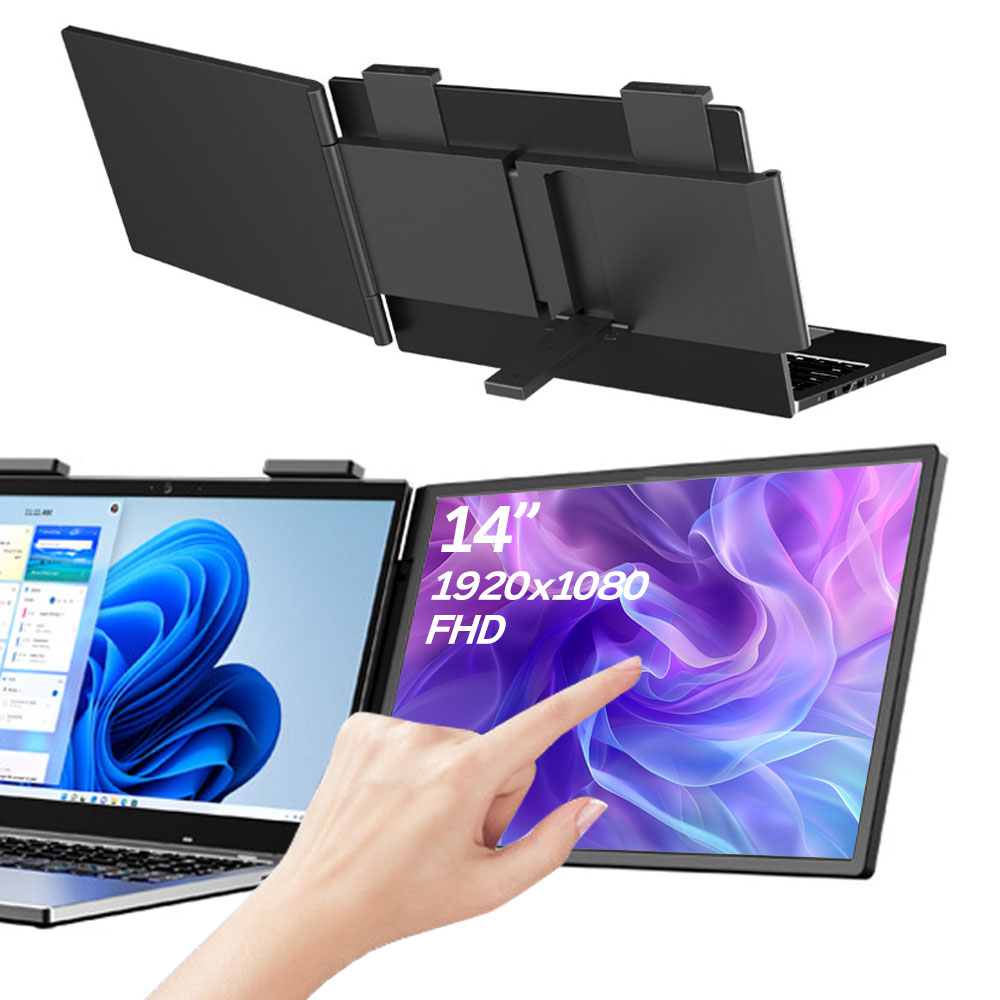楽天市場】モバイルモニター 14インチ トリプルモニター KOGODA