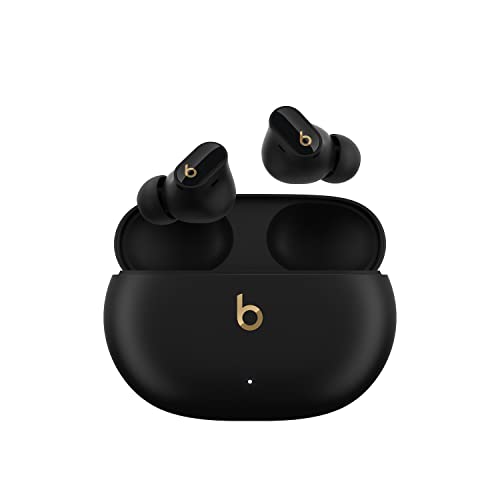 Beats Studio Buds +  , ワイヤレスノイズキャンセリングイヤフォン - AppleデバイスとAndroidデバイスで互換性が向上、内蔵マイク、耐汗仕様 Bluetoothイヤフォン、空間オーディオ   (ブラック/ゴールド)  MQLH3PA/A