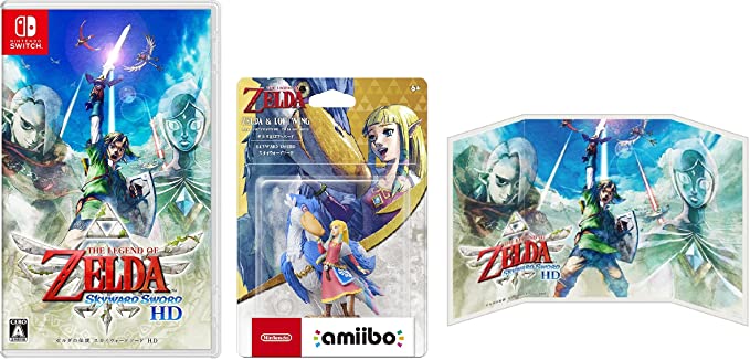 ゼルダの神話 スカイウォードソード Hd Switch Amiibo ゼルダロフトバード スカイウォードソード 個性的パノラマ色紙 両開き 同梱 Earthkitchen Ph
