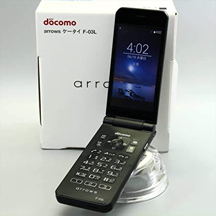 新品・未使用品 docomo arrows 白ロム ブラック ケータイ F-03L 本体