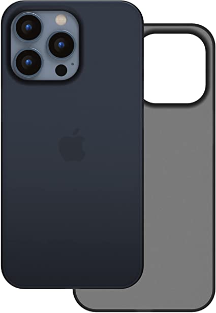 スマホケース iPhone 13 Pro ケース 薄型 CASEFINITE Frost Air フロストエア (スモークブラック) FA13P61B