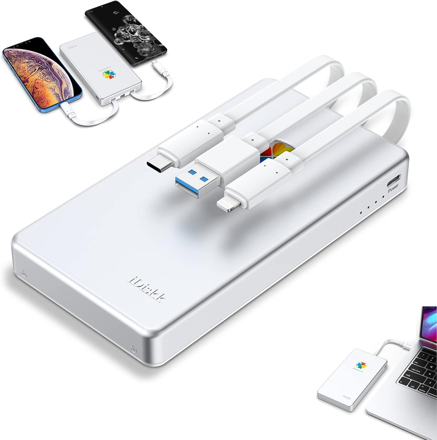 外後ばらい捉え所のない運転 4結核症 2.5in iDiskk iPhone 外の方HDD 閃光電球記憶装置 iPone16相応う/ iPhone/iPad/MacBook/パソコン/Android(USB-C)デバイスと高取り替えっこ性あり 繋ぎ\u0026掻きならす 一鳴らす自動小銃うしろ押し 静電容量機能不全取り止める記憶装置取りひろげる