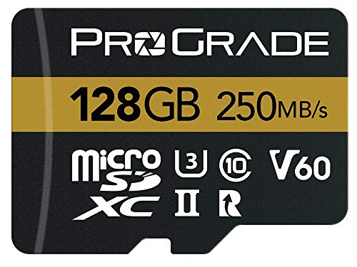 ProGrade Digital (プログレードデジタル)  microSDXC UHS-II V60  GOLD 250R 記憶装置歌留多 定まりインポート品 (128GB)