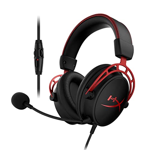 HyperX Cloud Alpha ゲーミング ヘッドセット インライン音量コントロールBox付属 レッド HX-HSCA-RD/AS ( 4P5L1AB#UUF )