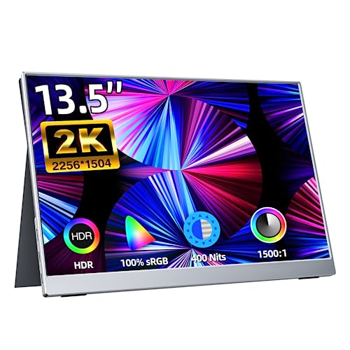 【新品同様】KEEPTIME モバイルモニター 13.5インチ 2K解像度 KEEPTIME モバイルモニター 13.5インチ 2K解像度 モバイル