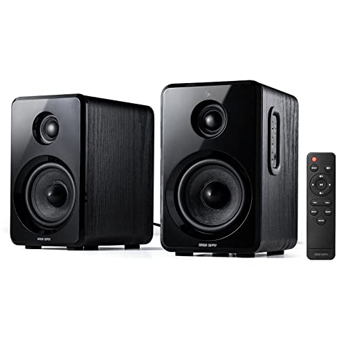サンワダイレクト PCスピーカー 高出力80W Bluetooth / 3.5mm / 光デジタル/USB/microSD対応 パソコン テレビ モニター用 スピーカー 400-SP104｜ショップあまのとり
