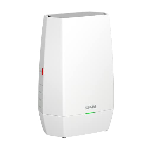 バッファロー WiFi ルーター 無線 LAN Wi-Fi 6 11ax / 11ac AX3000 2401+573Mbps メッシュWi-Fi iPhone 15 / 14 / iPhone SE (第三世代) / Nintendo Switch / PS5 動作確認済み エコパッケージ ホワイト