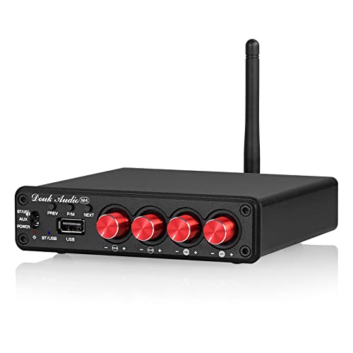 Nobsound HiFi Bluetooth 5.0 デジタル パワーアンプ ステレオ 2/4チャネル オーディオアンプ 50W 4  M4