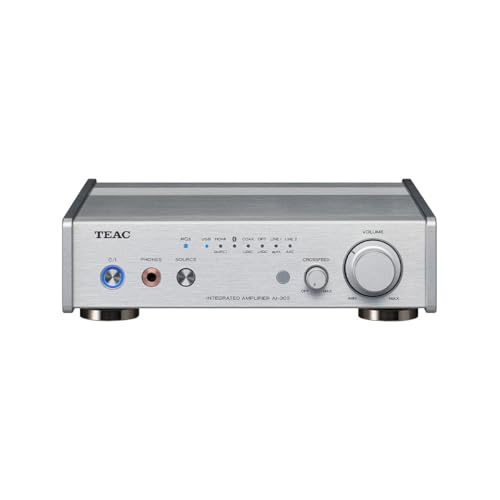 TEAC(ティアック) AI-303-S シルバー USB DAC/ステレオプリメインアンプ/ヘッドホンアンプ 小型コンパクト/Bluetooth/HDMI-CEC ARC/eARC/MQA/ハイレゾ