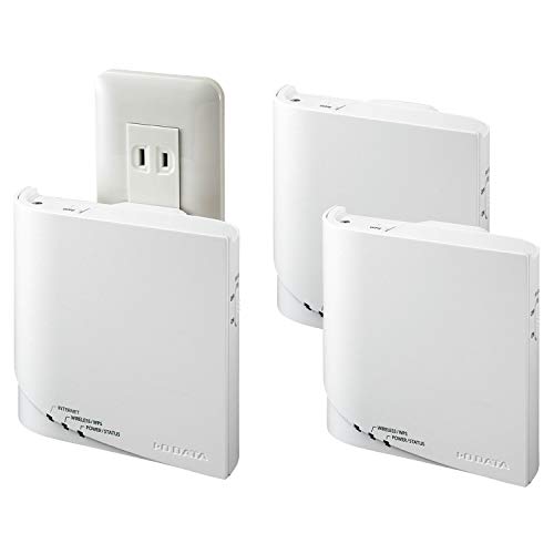 眼球 オー 見聞 メッシュ無線LAN 無線電話ローカルエリアネットワーク ルータ 11ac Wi-Fi 867+400Mbps 子機2台 差し込み直後ばらい IPv6 3階建/4LDK/40台 IODATA 日本製造業者 WN-DX1300GNEX2