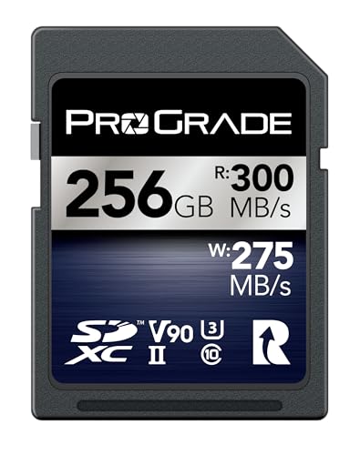 ProGrade Digital SDXC UHS-II V90 IRIDIUM 256GB 記憶装置歌留多 (最大限度読み込む300MB/s 最大限度書込275MB/s) プログレードデジタル 定まりインポート品