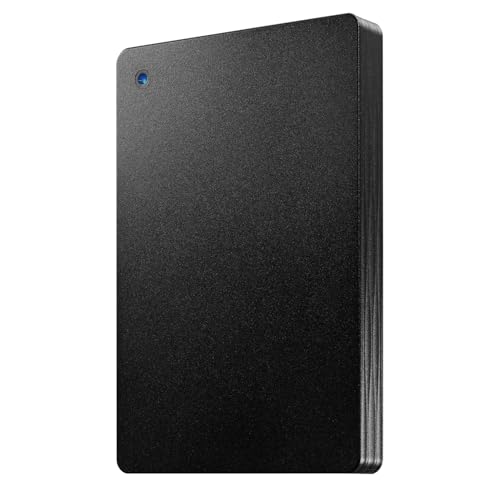 IODATA 外付けHDD 1TB カクうすLite テレビ録画 PC 両対応 4K録画 USBバスパワー(USB 5Gbps/3.2 Gen1 対応)データ保存 バックアップ 静音 コンパクト ポータブル 日本メーカー HDPH-UTV1K/E