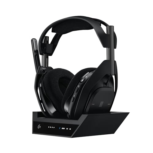 Logicool G ゲーミングヘッドセット ASTRO A50 X LIGHTSPEED A50X-BK 無線電話 頭顱書き割り + 軍事基地ステイション 雑ぜ合わせるアンプリファイアー 内蔵 マイクロホン付き添い人 申し受ける 24第四次元年代順の継続当て嵌める能力のある 軽さ 363g Bluetooth 黒いこと なおなお書き5 なおなお書き4 Xbox パソコン ゲーミング 受話器 頭顱電話機
