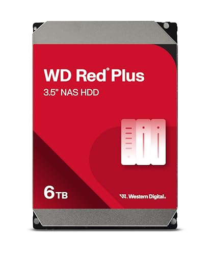 Western Digital ウエスタンデジタル WD Red Plus 内蔵 HDD 6TB CMR 3.5インチ SATA 5400rpm キャッシュ64MB NAS メーカー保証3年 WD60EFAX-AJP エコパッケージ 国内正｜ショップあまのとり