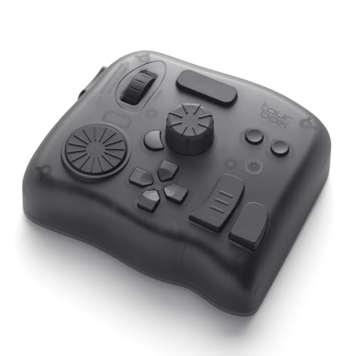 TourBox Elite 押し手デバイス Bluetooth 肌の感覚反作用 画像 第八芸術まとめ上げる ポスプロ モデリング 色ざし手を加える 第八芸術製作 小間絵 目かくし捏ち上げる ClipStudioPaint Photoshop DaVinciResolve FCPX Premiere Filmora Lightroom Capcut AutoCAD 板溜め桶 液溜め桶 二十日鼠相応う