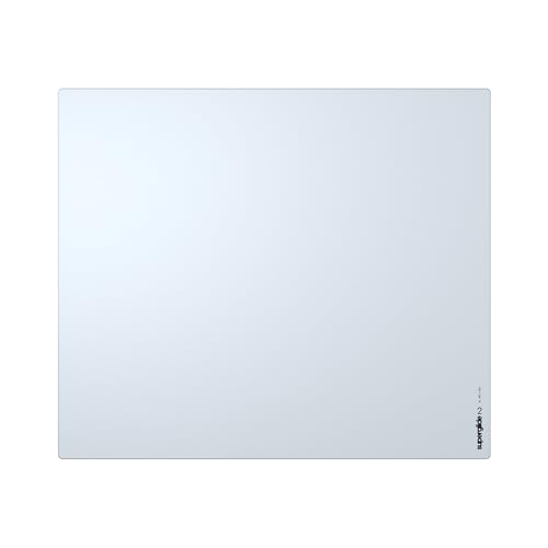 Pulsar Gaming Gears eSports遣りかた ゲーミングマウスパッド Superglide2 Glass Mousepad 硝子パッド 上滑り打ち切り 国内置き目品 49糎   42糎 (XL, White)