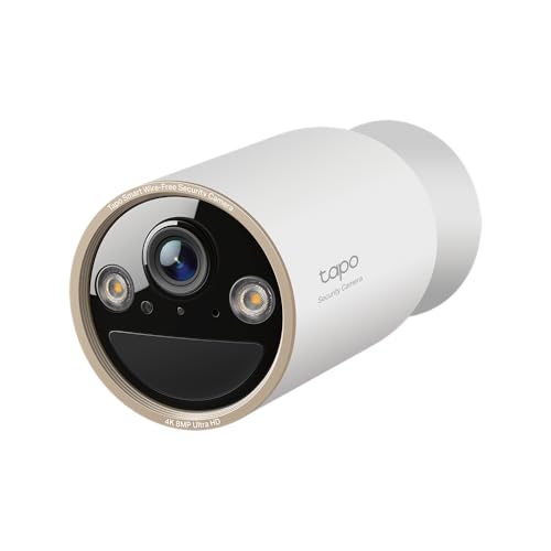 TP-Link Tapo 防犯カメラ 見守りカメラ Wi-Fi フルワイヤレス 充電式 4K 8MP IP66 防水防塵 フルカラー Tapo C460/A