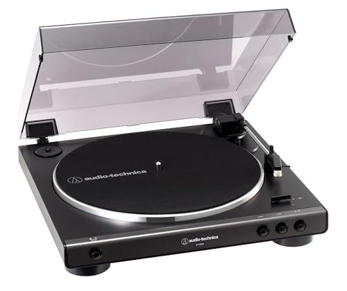 オーディオテクニカ フルオート レコードプレーヤー AT-LP60X 33/45回転対応 ベルトドライブ 国内正規品 ダークガンメタリック AT-LP60X DGM