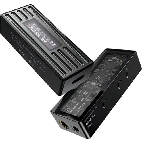 TRN TE Pro 小型アンプ DAC スマホ AMP ハイレゾ対応 32bit/768kHz DSD256 チップCS43198 イヤホンアンプ ポータブル ヘッドホンアンプ Type-C タイプC 3.5mm+4.4mm ジャック (TE Pro)