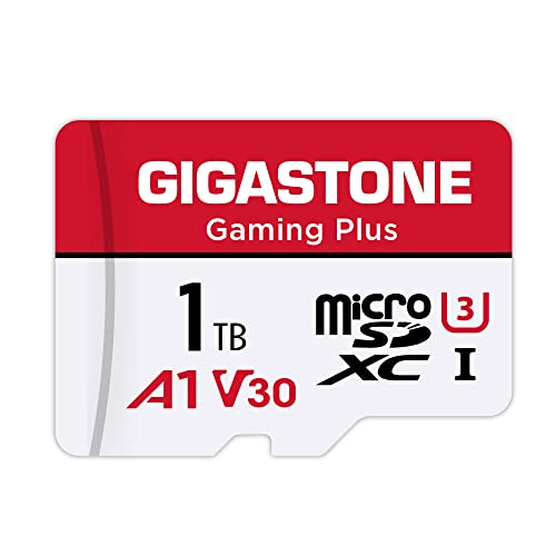 Gigastone マイクロsd歌留多 1結核症, Nintendo Switch SD歌留多動くこと突きとめる済, 150MB/S 弾丸道路 1結核症, Full 固定ディスク  4K UHD画像, UHS-I A1 V30 U3 C10 国内定まり品