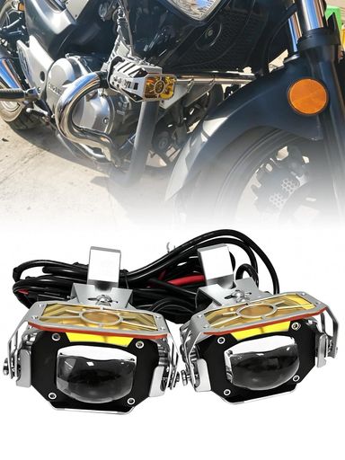 Northyun バイク補助灯 LEDフォグランプ 30w 2個セット イエロー/ホワイト切替可能 防水 12v-24v兼用 ヘッドライト/前照灯 リレーハーネス付き 取り付けステー付き 投光器 フォークリフト 重機 …|ショップアンドアンド