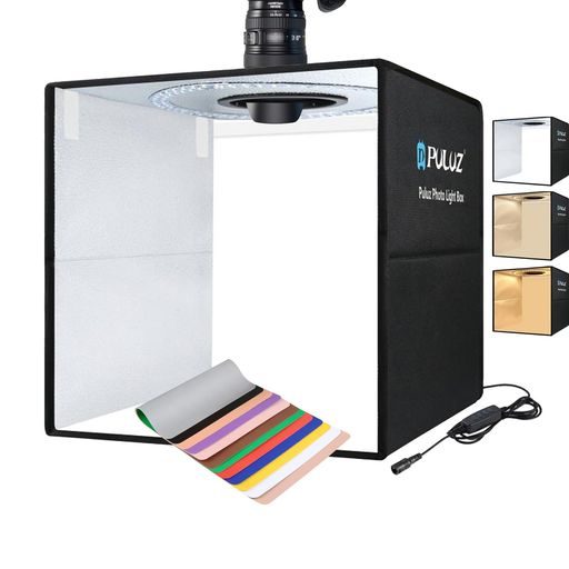 PULUZ40糎映画化ボックス席、高明快さ160個LEDCRI気が大きいか似ている953色体温(3200-6500K)10段調光折りたたみ携帯型6枚12色周囲の状況紙付き添い人映画化box中小会社組織商いもの/中古品/お手々手工芸品映画化専用映画化制作室