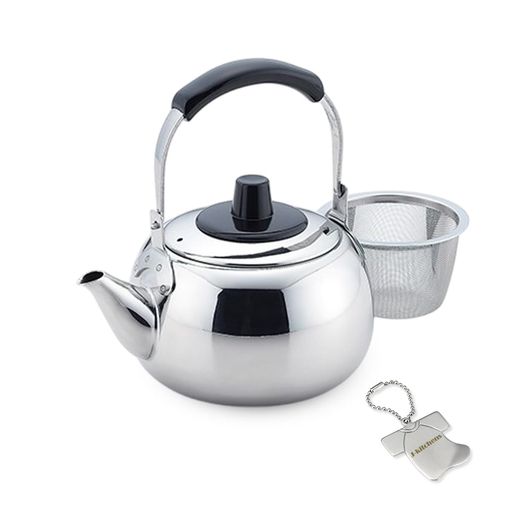 J-kitchensちゃぶ台室内装飾急須ステンレス鋼製土瓶型茶こし付日本製事あたらしい下げ札付