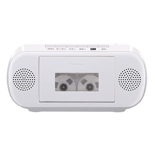 東芝 TOSHIBA CDラジオカセットレコーダー 白いこと TY-CDS9(W)