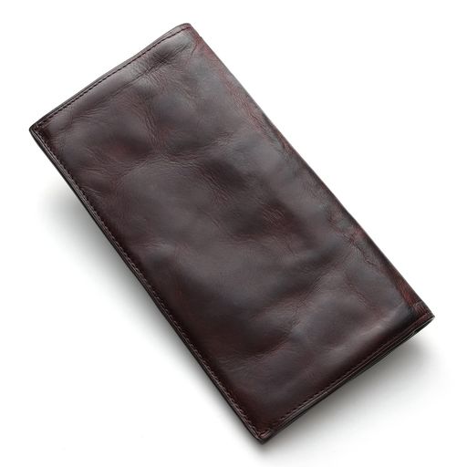 [IJUN] 本革 ハンドメイド 二つ折り 長財布 メンズ｜ショップアンドアンド