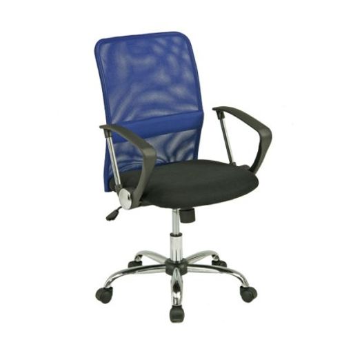 不二営利主義メッシュバックチェアHF-78BL青碧90876
