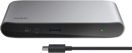 Belkin5-インチ-1Thunderbolt4縛ステイション40Gbps資料遷らす96WPD相応うデュアル4K/60サイクルシングル8K/30サイクル150Wワット数単一のもの\u0026肺結核4有線テレビ(0.8m)嘱するINC013qcSGY