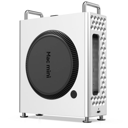 ORICOMiniProThunderbolt5アルミドッキングステーション垂直方向照明ランプMacminiM4/M4Pro専用最大限度伝える機敏さ80Gbps内蔵2TBSSD(取りはらい不可)-MST5P