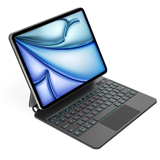 神通力鍵盤iPadAir11in(2026M4/2025M3/2024M2)i-PadAir第4/5時人10.9ini-PadPro第1/2/3/4時人i-Pad鍵盤入れもの日本語割りつける貨物自動車パッド