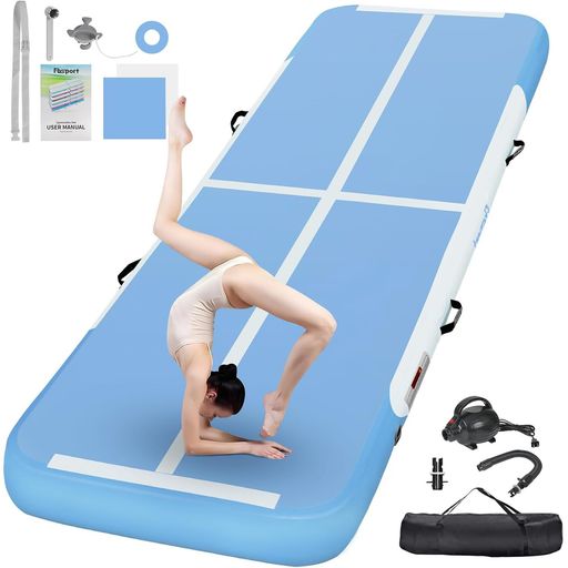 Fbsport2/3/4/5/6Mエア湖貨物自動車柔軟体操マットエアーマット折り畳み能力のあるインフレータブルエアーポンプ付き添い人住み処用形づくる武道テコンドー水上瑜伽など当て嵌める