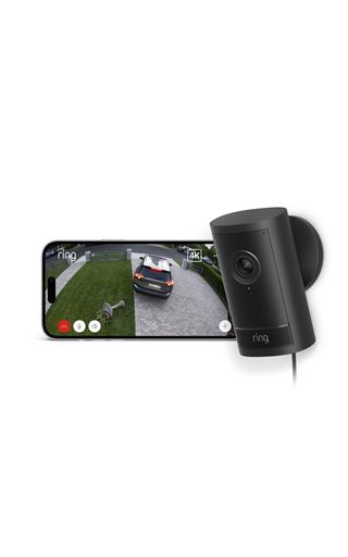 RingOutdoorCamProPlug-インチ(リングアウトドアカムプロワット数アダプタ真似形)|高画質・広角の4K録画媒体露天防犯写真機|10倍望遠レンズ・ジーメンスションさがし当てる積み上げる|RingHome腹積もり30昼日なか無料くぐり抜ける付き添い人-