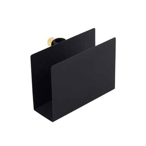 DRAW A LINE 022 Book Rack Black ドローアライン 読みもの仕合わせ 黒いこと 縦専用部分品 幅21x奥ふかさ12x高さ15糎 耐荷重3kg D-BR-BK