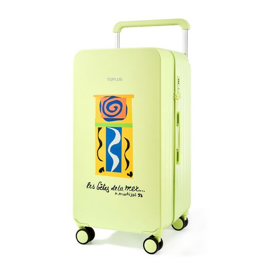 [TUPLUS] 旅行バッグ 超軽さ 大型 持ちはこび入れもの 機内持込 耐衝撃 キャリーバッグ 静音 8輪 旅する 商行為 出張 TSAローク積み上げる, 心証続きもの