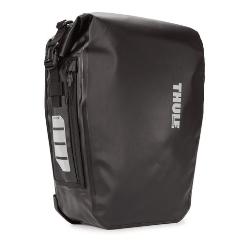 [Thule] 自転車用バッグ Thule, Thule Shield Pannier 17l-ブラック ブラック///ホワイト｜ショップアンドアンド