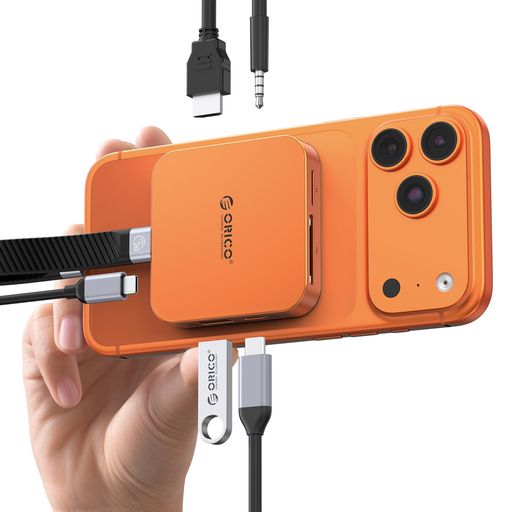 ORICO マグネット式 M.2 ドッキングステーション 8-IN-1 USB C ハブ Magsafe対応 10Gbps M.2 2230 NVMe SSDケース HDMI4K@60Hz/10GbpsUSB|ショップアンドアンド