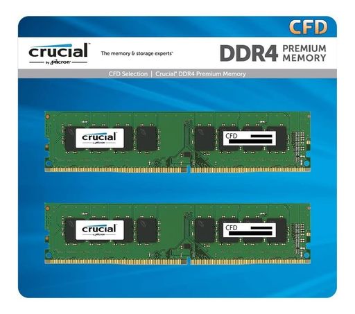 CFD売りわたす事務机とっ始めパソコン用記憶装置DDR4-3200(2933・2666相応う)(パソコン4-25600)16GBx2枚(32GB)柔軟性引きうける無締め切り日引きうける288pinCrucialbyMicronW4U3200コマーシャル-16GQ