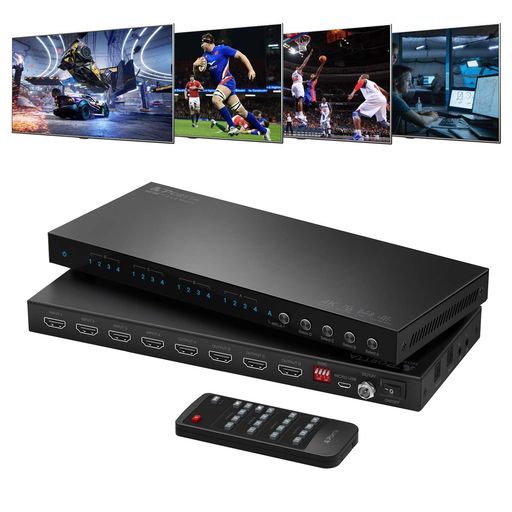 PORTTA HDMI 行列 4インプット 4最終生産物 4K 60サイクル 4はたご屋 4アウト スイッチスプリッター 4x4 ARC付き添い人 Toslink 3.5粍オーディオエクストラクター 16類概念のEDID流行り物 4K落ち込む規模 IRリモート受け支える