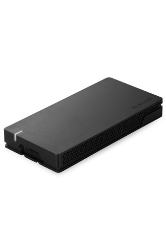 エレコム外後ばらいSSD携帯型1TBUSB40Gbps(USB4)相応うType-C黒いことESD-EHA1000GBK