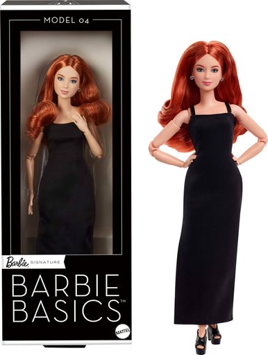 バービー(Barbie)ベーシックレッドブラウンシグネチャーBLACKきせかえ人形・ハウスバービー人形6歳からJBH74