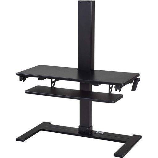 第一人者体育館(Kingjim)昇降式デスクスタンディングデスクデスク用昇降台DSK10-BK黒いこと