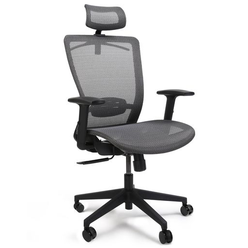 FLEXISPOTオフィスチェアデスクチェアOC3多機能調節シンクロロッキング3段階固定メッシュ素材2Dヘッドレストアームレストランバーサポート静音キャスターコートラック付き(グレー(メッシ… 19,532円