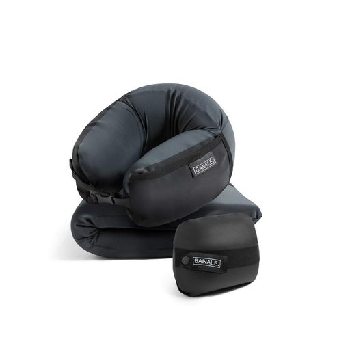 BANALE(バナーレ)OMNIPILLOWオムニピロー3インチ1低手向かい原料品の持ちはこぶ枕ネックピローGREYBA-001GY