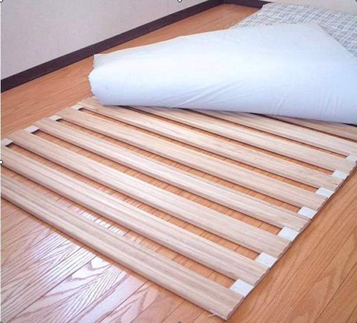 武田コーポレーション【ベッド・すのこ】桐スノコベッドロール式KT-100G