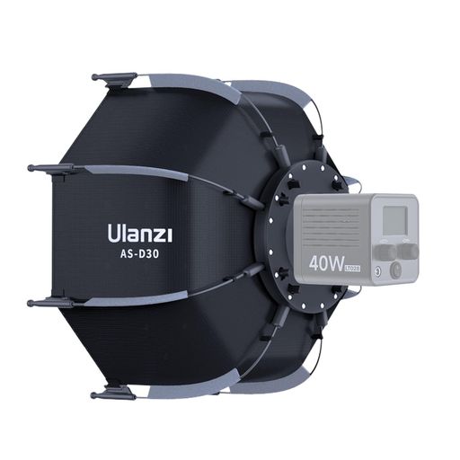 UlanziAS-D3030cm八角形ソフトボックスソフトボックスアンブレラソフトボックスオクタゴンボックス折りたたみ式ディフューザーアンブレラタイプ組立不要バッグ+ハニカムグリッド+ディフュ…